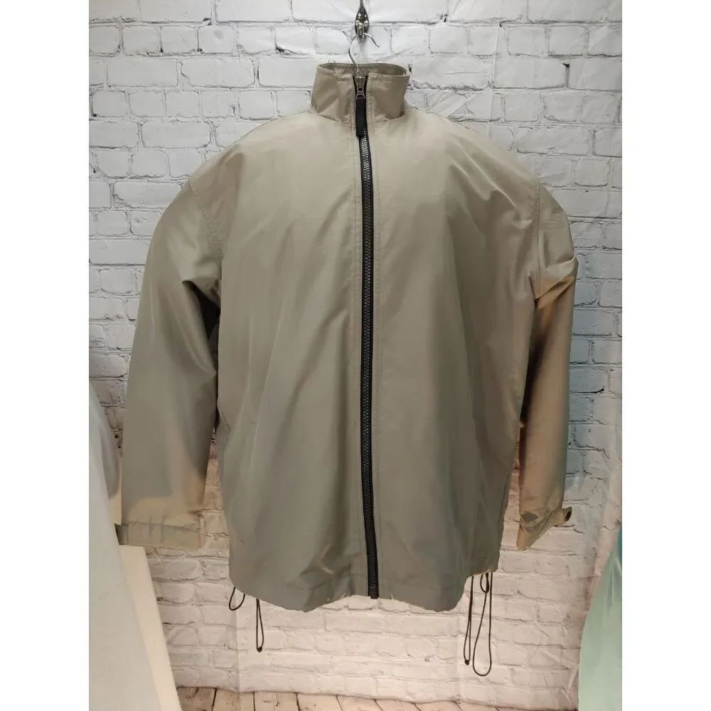 Old Navy Mens Size Large Beige Windbreaker Jacket.